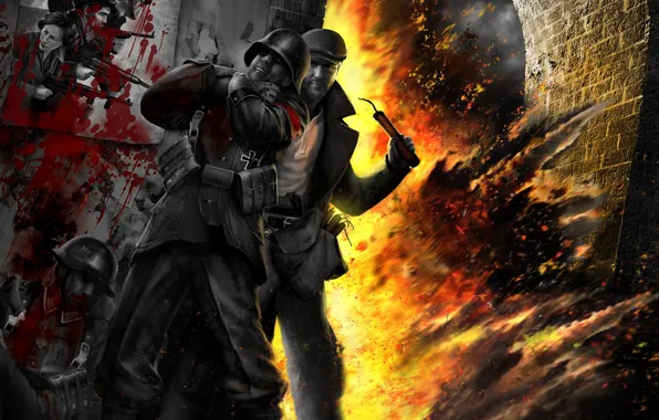 The explosion, war, the guerrillas