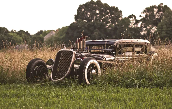 Picture Ford Model T, retro cars, 1930 Ford Model T Rat Rod