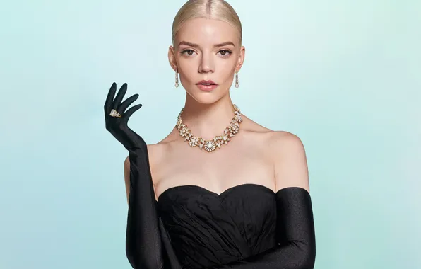 Decoration, pose, background, portrait, necklace, actress, blonde, beauty