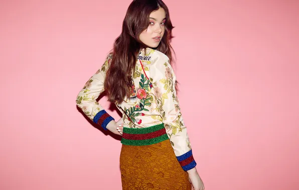 Picture actress, photographer, brown hair, photoshoot, Hailee Steinfeld, Haley Steinfeld, for the magazine, Ted Emmons