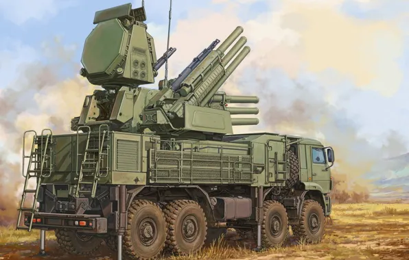 Art, Defense, Zrpk, "Pantsir-S1", combat readiness