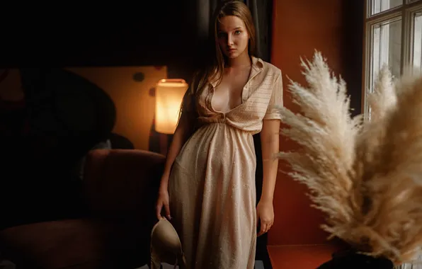 Chest, dress, neckline, bra, Gennady Limonov, Any Tsareva