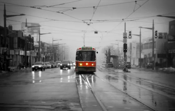 Picture Toronto, Streetcar, St. Claire and Bathurst