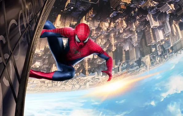 Picture the city, new York, Peter Parker, spider-man 2, THE AMAZING SPIDER-MAN 2