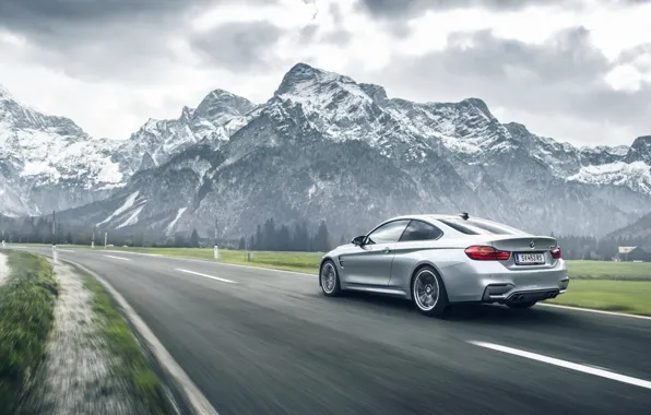 BMW, German, Car, Speed, Mountains, Road, Rear