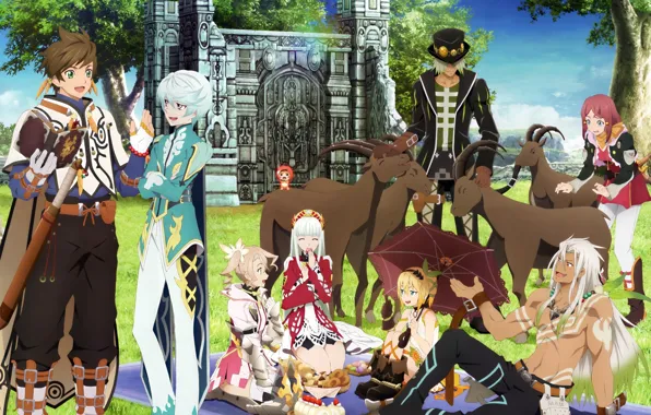 Picture girl, anime, art, guy, characters, Tales Of Zestiria The X