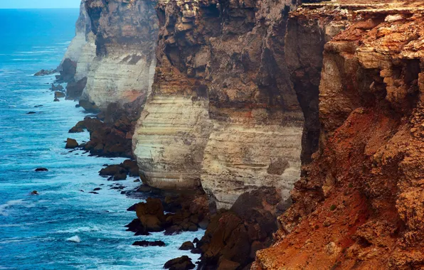 Australia, the great Australian Bay, rocks Gang, the state of South Australia