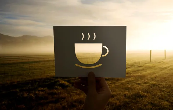 Nature, meadow, mug, card