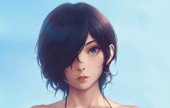 Girl, portrait, Tokyo Ghoul, Tokyo ghoul, Current