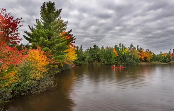 Picture autumn, river, beauty, river, autumn, beauty