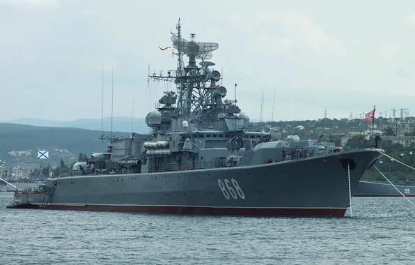 Ship, Sevastopol, guard, inquisitive