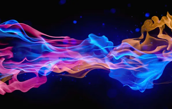 Picture color, abstraction, smoke