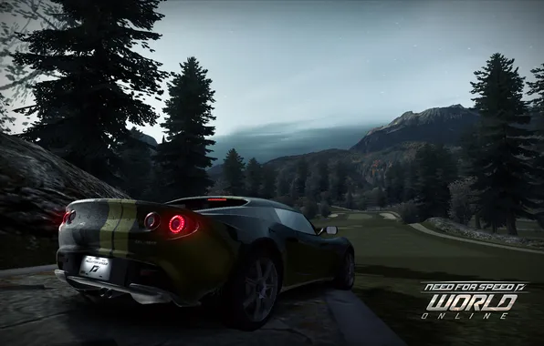 Picture the game, ass, race, World, sports car, Lotus Elise, Online, Need for speed
