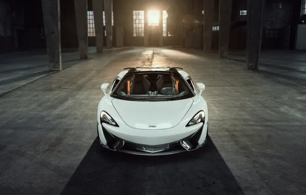 McLaren, front view, 2018, Spider, Novitec, 570S