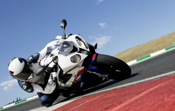 Picture turn, motorcycle, BMW S 1000 RR