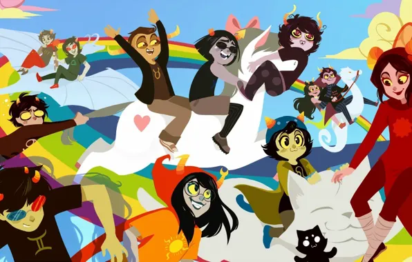 Rainbow, game, Homestuck