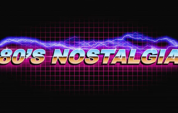 Picture Music, Neon, Retro, Lightning, Background, Electronic, Retro, Synthpop