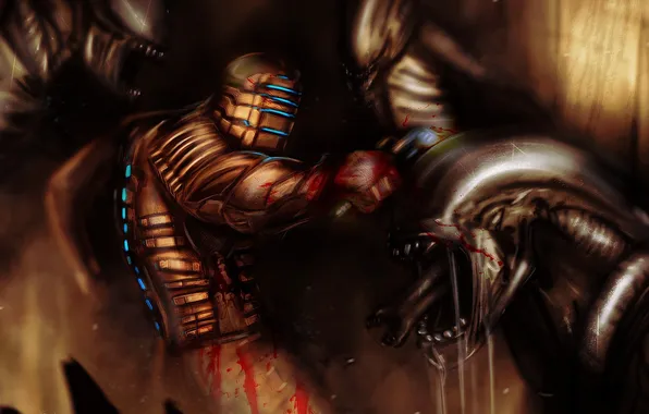Picture art, dead space, Isaac Clarke, dead space, isaac clark, by suspension99, bits space