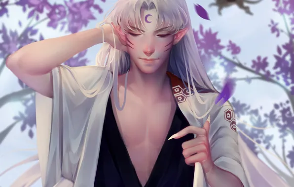 The demon, guy, Inuyasha, Inuyasha, Seshoumaru, kravcik