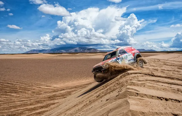Sand, Mini, Dust, Sport, Desert, Speed, Race, Rally