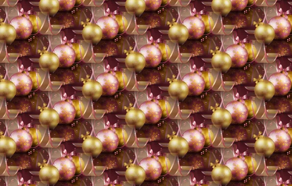 Picture balls, background, holiday, texture, tape, New year, Christmas balls