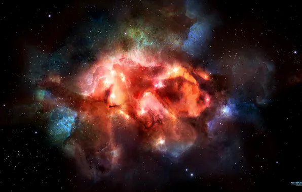 Picture stars, nebula, universe, constellation, antetum nebula