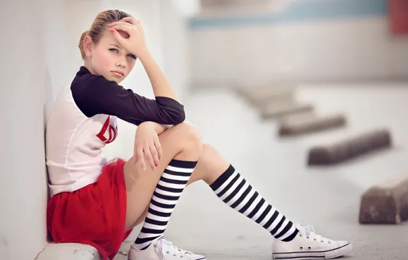 Sneakers, girl, Golf, Julia Altork