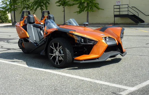 Beautiful, comfort, hi-tech, Polaris, Slingshot, technology, sporty, tricycle