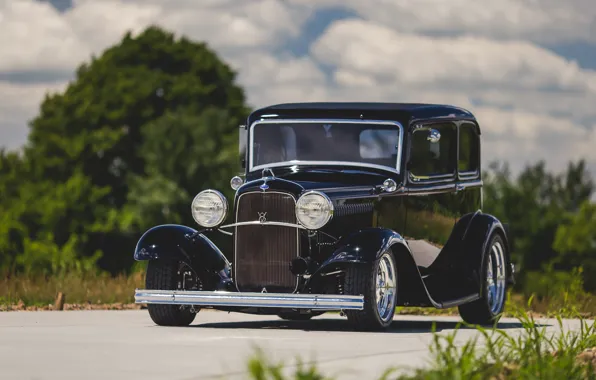 Picture retro, Wallpaper, 1932 Ford