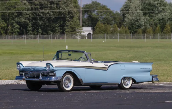 Ford, Ford, 1957, retro cars, Hardtop, Skyliner, Retractable, retro cars