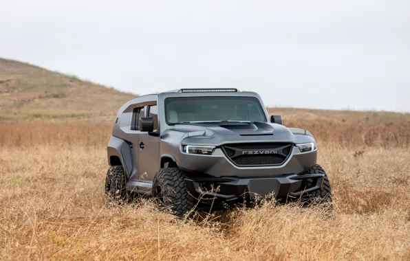 SUV, Tank, in the field, Rezvani, 2020