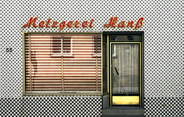 Picture mosaic, wall, the door, Facade Art