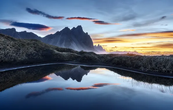 Nature, Iceland, Vestrahorn