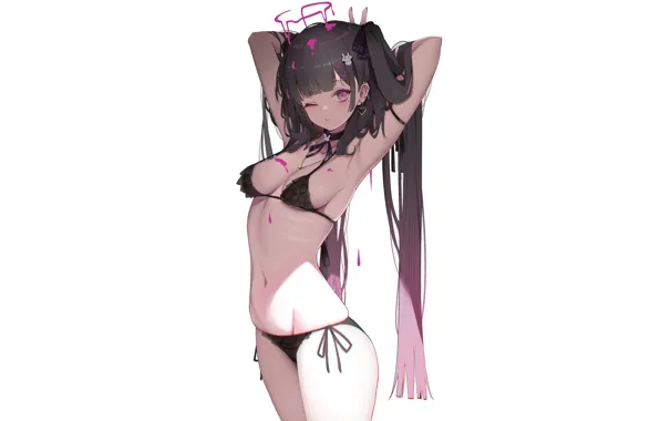 Girl, hot, sexy, boobs, anime, pretty, babe, bikini