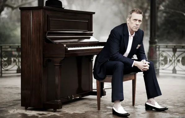 Park, Hugh Laurie, Hugh Laurie, actor, piano, musician, Park, writer