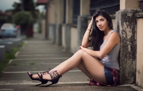 Girl, street, melissa