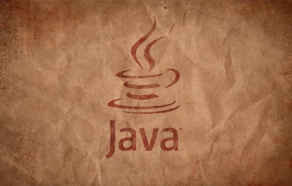 Picture logo, programming, Java, Cup of coffee