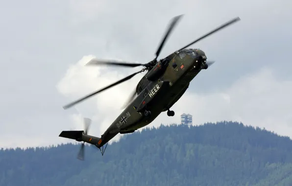 Sikorsky, heavy, transport helicopter, CH-53G