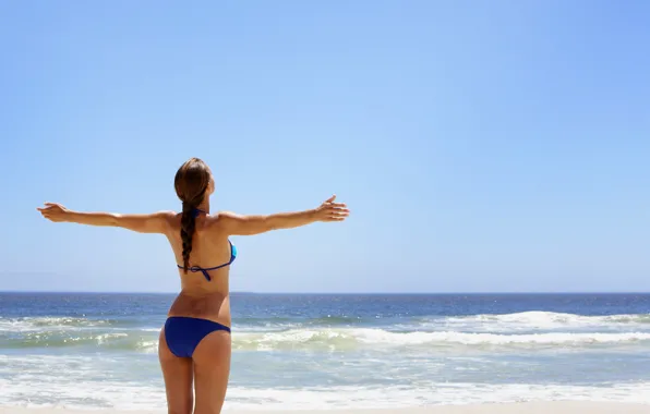 Girl, summer, bikini