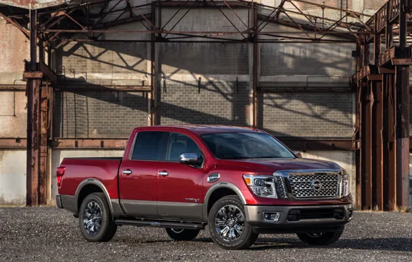 Plant, Nissan, buildings, pickup, Titan
