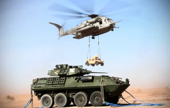 Picture helicopter, Hummer, military, war machine, transport, heavy, shipping, Super Stallion