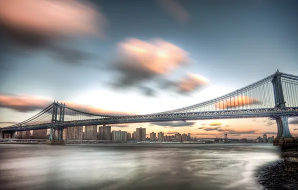Picture United States, New York, Manhattan Bridge