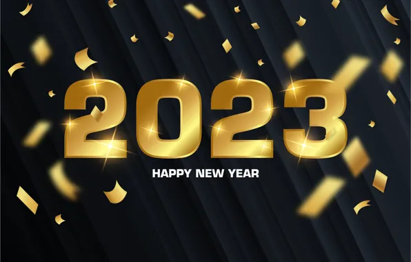 Light, lights, strip, the dark background, the inscription, Shine, figures, New year