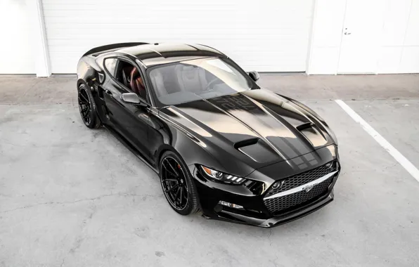 Mustang, Ford, Black, Fisker, Rocket, Gas