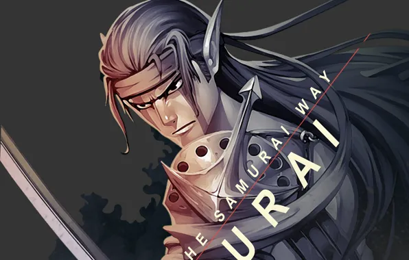 Elf, sword, samurai