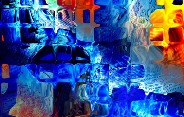 Picture color, abstraction, glass