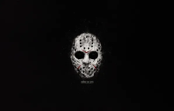 Minimalism, Style, Background, Mask, Friday the 13th, Jason Voorhees, Art, Art