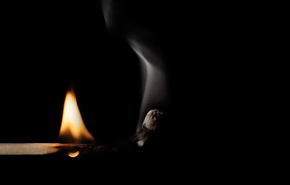 Macro, match, Fire, Smoke
