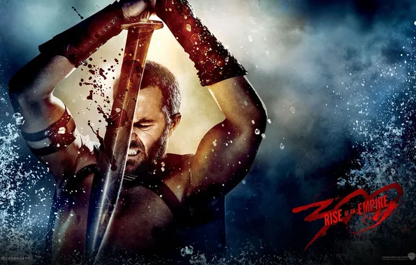 Picture blood, sword, 300 Spartans: rise of an Empire, 300: rise of an empire, Sullivan Stapleton, …