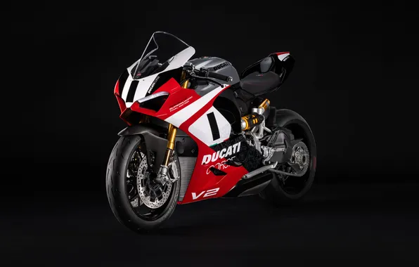 Picture Ducati, Bikes, Final Edition, 2025, Dark background, Ducati Panigale V2, Ducati Panigale